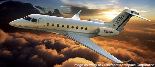 Gulfstream G280 (formally G250) is a super mid-size business jet.