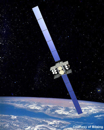 The Wideband Global SATCOM (WGS) system, previously known as the wideband gapfiller satellite system, is a high-capacity communication satellite.