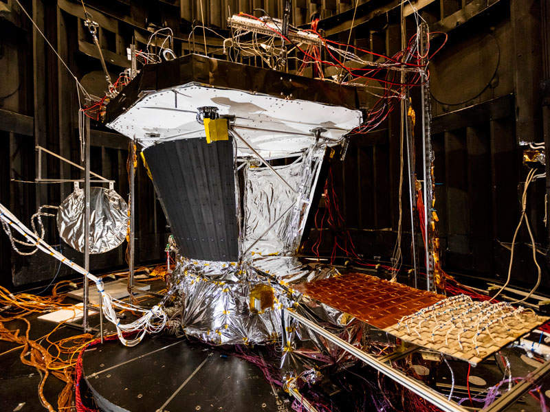 The Parker Solar Probe spacecraft is expected to be launched in July 2018. Image: courtesy of Nasa/JHUAPL.