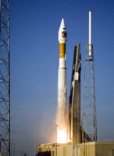 The WGS-1 was launched into orbit on 10 October 2007 on the United Launch Alliance (ULA) Atlas V launch vehicle.
