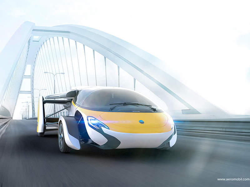The flying car will be delivered to customers from 2020. Image courtesy of AeroMobil.