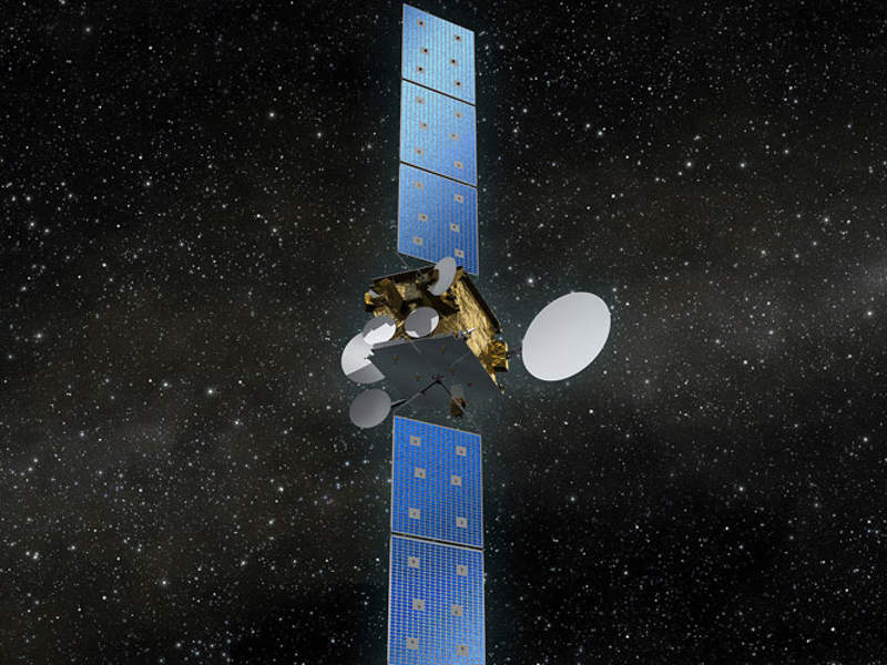 Launch of the Heinrich Hertz satellite is scheduled for 2021. Image courtesy of OHB System AG.