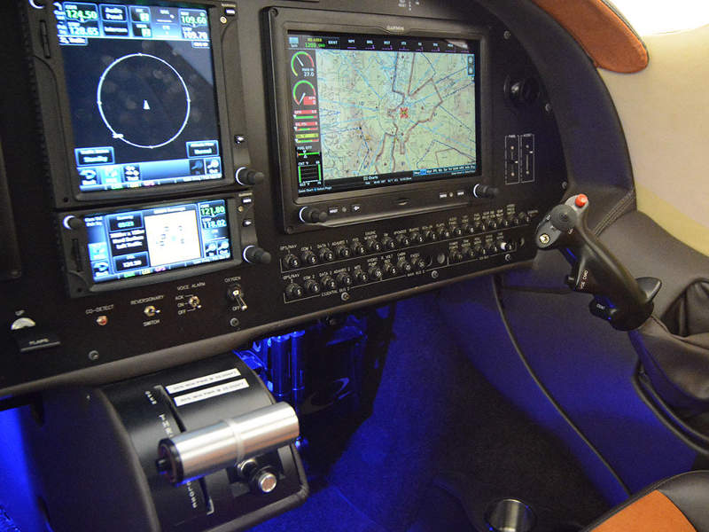 The piston aircraft is fitted with Garmin G3X touch instrument panel. Credit: Lancair.