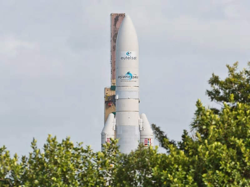 The satellite launch operation was carried out by Arianespace. Credit: Arianespace.