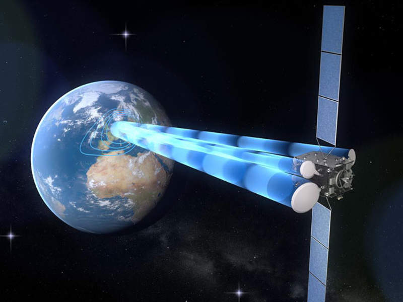 The Heinrich Hertz communications satellite project is being implemented by German Aerospace Center (DLR). Image courtesy of German Aerospace Center (DLR).