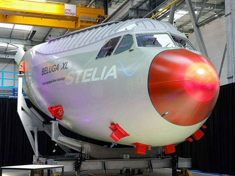 Beluga XL aircraft’s nose section was developed by Stelia Aerospace. Credit: Stelia Aerospace.