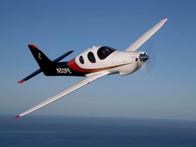 The aircraft accommodates four passengers. Credit: Lancair.
