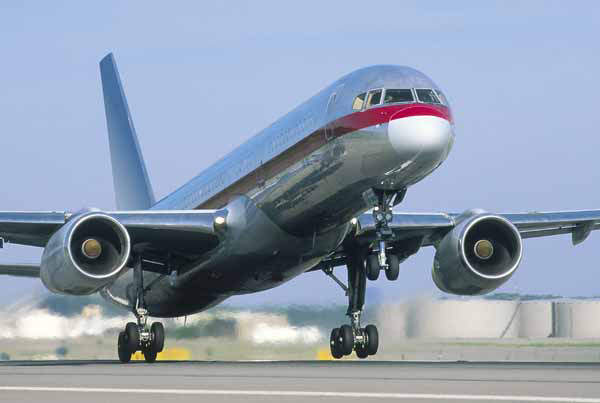 The 757 flight deck utilises an integrated flight management system, with cathode ray displays and electro-mechanical instruments used in combination to display aircraft flight and system information.