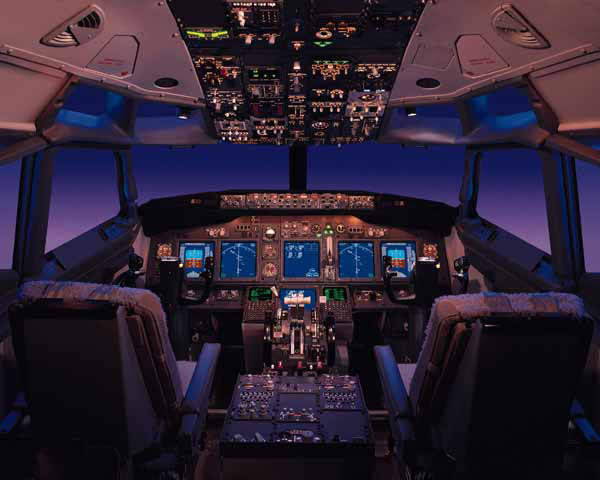 The Boeing 737's New Generation flight deck.