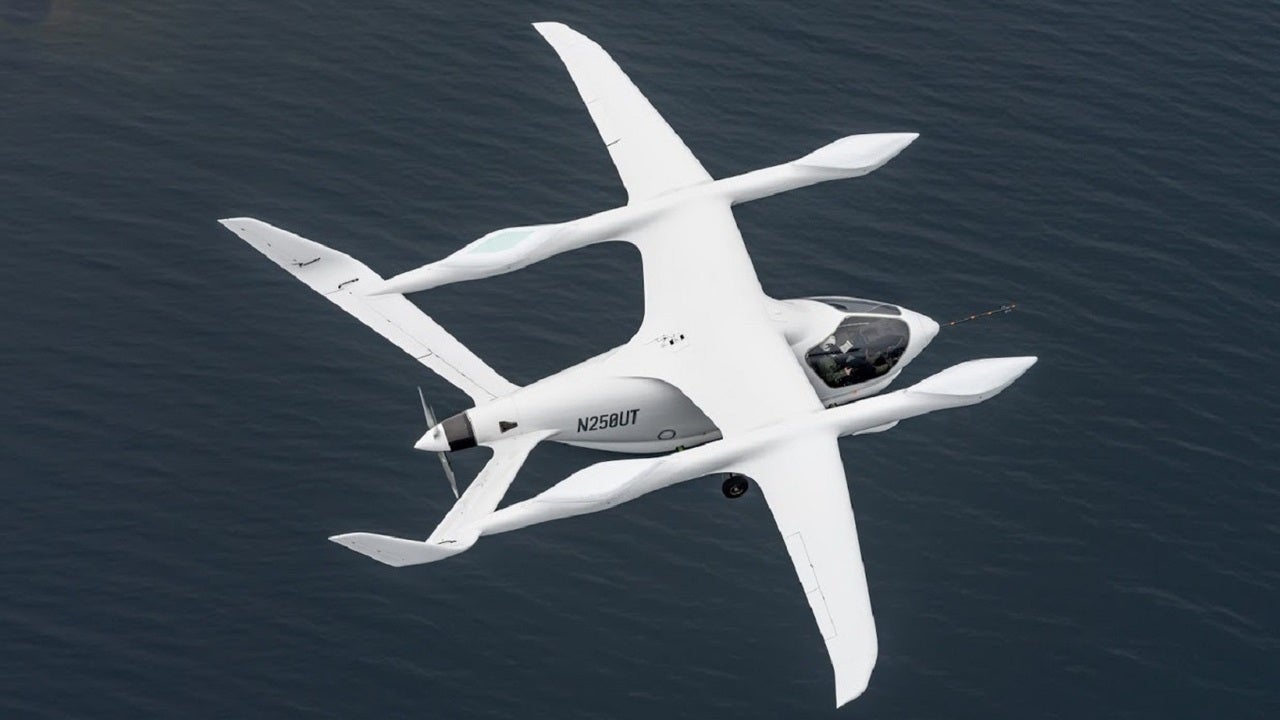 Alia-250 has a wingspan of 50ft and range of up to 463km. Credit: BETA Technologies.