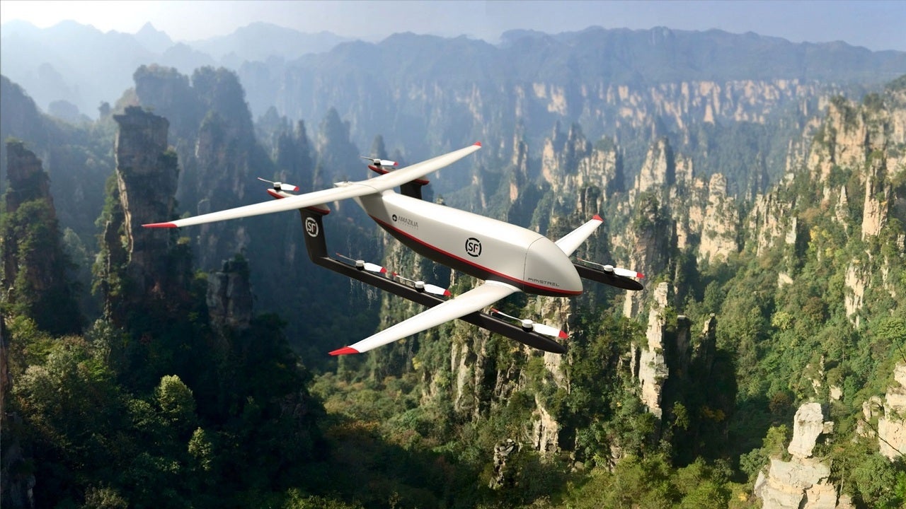 Pipistrel will develop the Heavy Cargo Hybrid VTOL UAV for Chinese logistics company SF Express. Credit: Pipistrel.