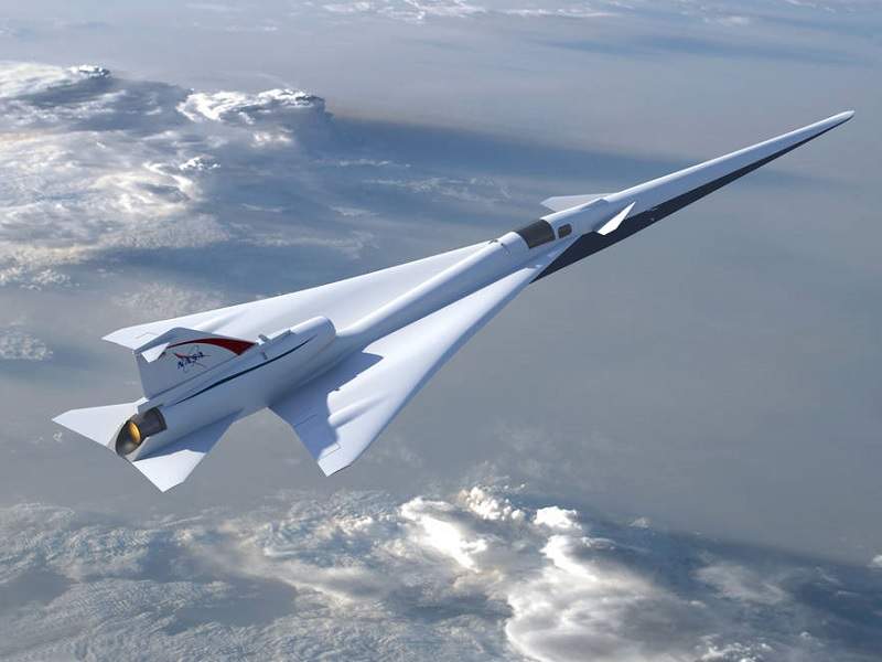 The QueSST X-Plane is being developed by Nasa. Image courtesy of Nasa / Lockheed Martin.