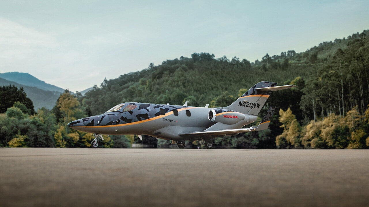 The new Elite S variant has a range of approximately 2,661km. Credit: Honda Aircraft Company.