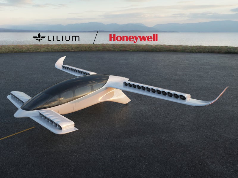 The seven-seater Lilium Jet is powered by Lilium’s proprietary Ducted Electric Vectored Thrust (DEVT) system. Credit: Lilium.