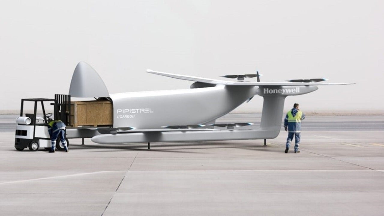 The UAV’s design will be based on Pipistrel’s Nuuva V300, which was showcased in 2020. Credit: Pipistrel.