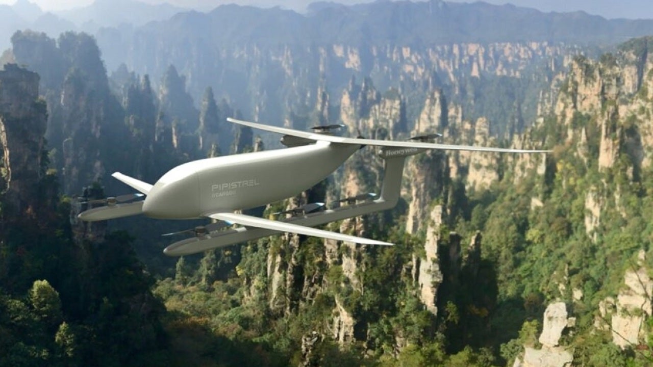 The heavy cargo VTOL drone will be used to deliver goods to places lacking logistics infrastructure. Credit: Pipistrel.