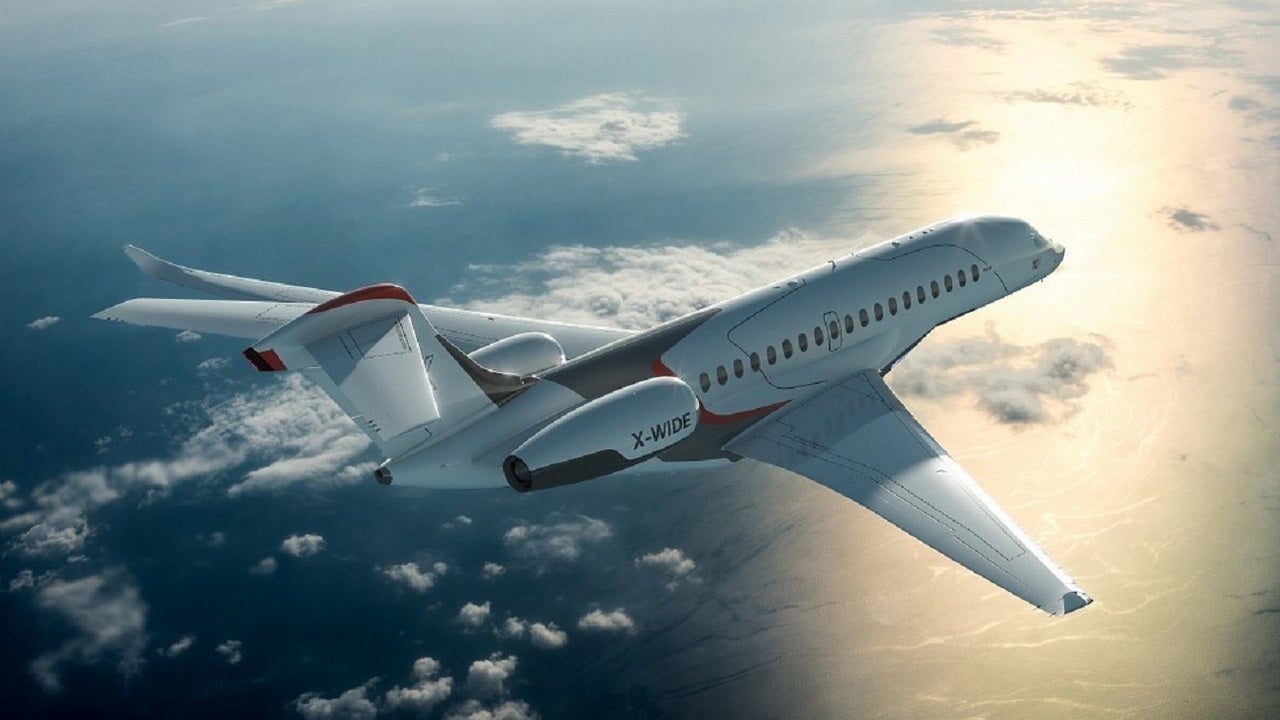 The business jet will be able to fly at a maximum speed of 1,142.2km/h. Credit: Dassault Aviation.