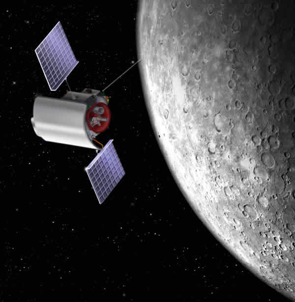 Messenger will conduct the first orbital study of the planet Mercury.