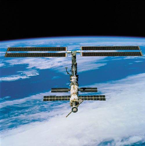 Lockheed Martin Missiles and Space Station Solar Arrays installed and deployed on orbit.